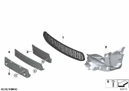 M TRIM DECOR ELEMENTS, FRONT