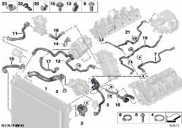 COOLING SYSTEM COOLANT HOSES