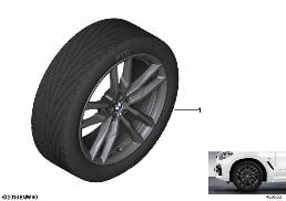 BMW 輕質合金輪輞 M 雙輪輻 698M - 19