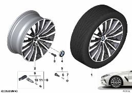 BMW LA WHEEL W-SPOKE 731 - 19