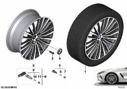 BMW LA WHEEL MULTI-SPOKE 700 - 20
