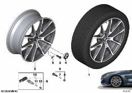BMW LA WHEEL Y-SPOKE 728M - 20