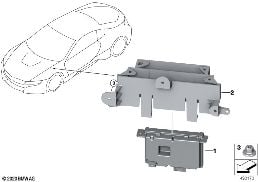 ECU FOR CAMERA-BASED DRIVER SUPPORT diagram for BMW i8 I15 i8