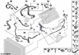 COOLING SYSTEM COOLANT HOSES