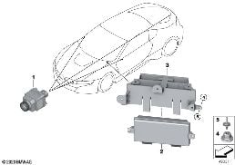 SURROUND VIEW diagram for BMW i8 I15 i8