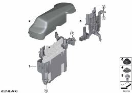コントロール ユニット ボックス diagram for BMW X5 G05 40iX