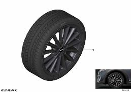 Kompl.koło zimowe JCW Multispoke 505-17
