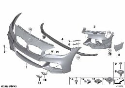 M TRIM, FRONT
