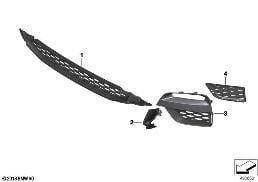 M TRIM DECOR ELEMENTS, FRONT diagram for BMW X3 G01 30i