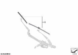 SET OF WIPER BLADES diagram for BMW Z4 G29 30i