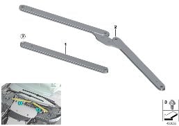 BRACES AT FRONT END diagram for BMW i8 I12 i8