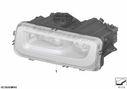 Projecteur diagram for BMW Rolls-Royce Cullinan RR31 Cullinan