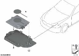 CAR PAD MODULE CPM diagram for BMW 5 Series G38 530Le