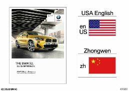 Quick Reference Card F39 diagram for BMW X5 E53 4.4i