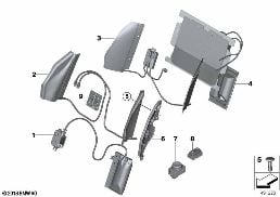 SEAT, FRONT, LUMBAR diagram for BMW 4 Series F36 Gran Coupé 420i