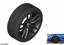 WINTER WHEEL W.TIRE M DOUB.SP.662M-18