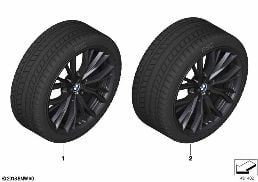 WINTER WHEEL W.TIRE M DOUB.SP.786M-19