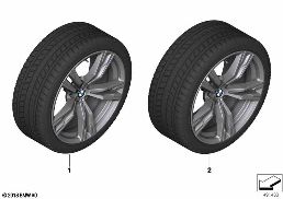 WINTER WHEEL W.TIRE M DOUB.SP.798M-18