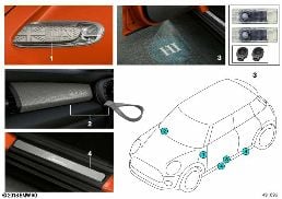 MINI YOURS CUSTOMISED diagram for BMW MINI Countryman F60 Cooper