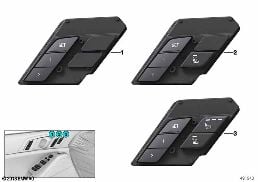 Bloc commande fonctions siège conducteur diagram for BMW X5 G05 40iX