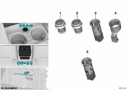 Allume-cigares / prises diagram for BMW X5 G05 40iX