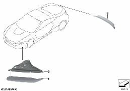 RETROFIT AERODYNAMIC PACKAGE diagram for BMW i8 I15 i8