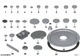 SEALING CAP/PLUG diagram for BMW 7 Series G12 750LdX