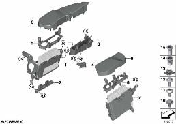 CONTROL UNIT BOX diagram for BMW 8 Series G14 Convertible M850iX