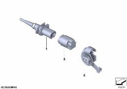 TEMPERATURE SENSOR diagram for BMW X3 G01 20i