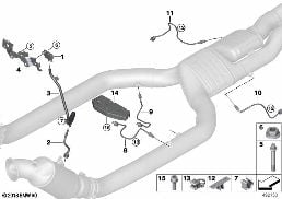 Disp.dét.fil.part.essence élém.rapp. diagram for BMW Rolls-Royce Phantom RR11 Phantom