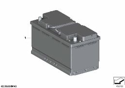ORIGINAL BMW BATTERY diagram for BMW Z4 G29 30i