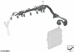 CABLE HARNESS INJECTION VALVE/IGNITION