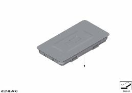 NEAR FIELD COMMUNICATION STORAGE TRAY diagram for BMW 5 Series G30 LCI 545eX