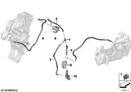 VACUUM CONTROL diagram for BMW X1 F48 LCI 20d