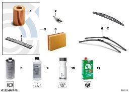 ENGINE OIL / MAINTENANCE SERVICE diagram for BMW 3 Series E92 LCI 323i