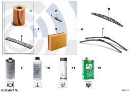 ENGINE OIL / MAINTENANCE SERVICE diagram for BMW 3 Series E46 M3