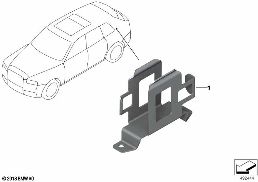 Support de boîtier électron.ciel étoilé diagram for BMW Rolls-Royce Cullinan RR31 Cullinan
