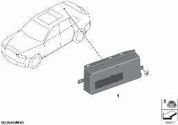 Reflecteur d.ventilation arriere diagram for BMW Rolls-Royce Cullinan RR31 Cullinan