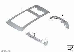 ROOF diagram for BMW X7 G07 LCI 40iX