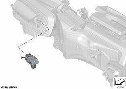 SENSOR F. AUC diagram for BMW X7 G07 LCI M60iX