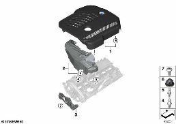 ENGINE ACOUSTICS diagram for BMW 4 Series G26 Gran Coupé M440iX