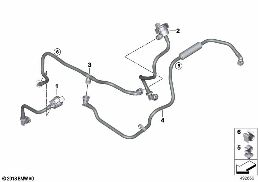 Odvzdušňovací ventil nádrže diagram for BMW 8 Series G14 Cabrio M850iX