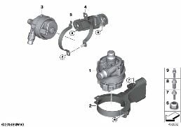 ELECTRIC COOLANT PUMP diagram for BMW X3 G01 LCI 20i