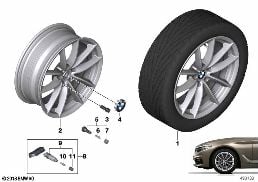 BMW LM Rad V-Speiche 618 - 18