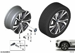 BMW кол.с л/с д.турбин.стиль 689 - 18