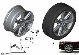BMW кол.с л/с д.звездообр.спицы 736 -20