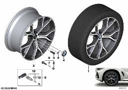 BMW л/с диск Y-образные спицы 741M - 21