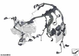 ENGINE WIRING HARNESS diagram for BMW 3 Series G20 Sedan 320dX