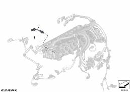 ENGINE WIRING HARNESS diagram for BMW 3 Series G20 Sedan 320dX