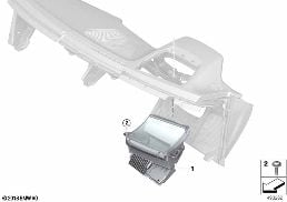 HEAD-UP DISPLAY diagram for BMW 3 Series G20 Sedan LCI M340i